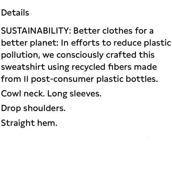 Banana Republic Cozy Cowl-Neck Sweatshirt - Picture 8 of 9